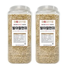 더알찬곡물 통에담은 발아찰현미 3.6kg (1.8kgx2통), 1.8kg, 2개