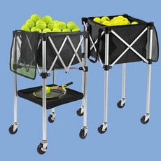 테니스 카트 프레임 바구니 훈련 장비 테니스공보관함, B. C 강화 버전