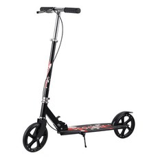 可折疊滑板車, 【手煞款】黑色, 1個