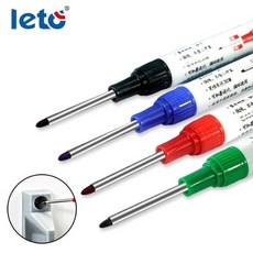 LETO 레토 깊은 구멍 마킹용 30mm 긴펜촉 마커펜 PM-9918, 453234 레드, 1개