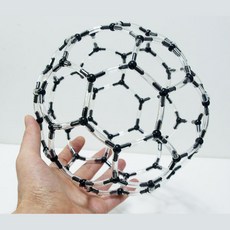 플러렌 만들기 A 원자 분자구조 조립 실험 관찰 늘봄 교구 수업 창의 원리 교재, 1개