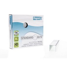 文具通 Rapid Staples 66/6 66/8 訂書針 釘書針 5000入 10盒裝, 1個, 23/12 1000支/盒 x10盒