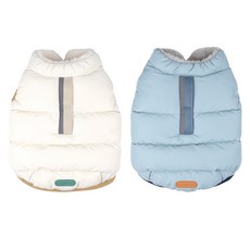 ParisDog 北極羽絨狗狗背心 (寵物服飾), 淺藍色, 1個