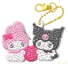 라망 보석십자수 키링