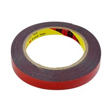 3M 4080 흑색 폼 양면테이프 12mm x 4.95M, 1개