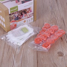 果泥分裝器 果泥擠壓器 家用廚房分裝器 輔食制作手動輔食儲存袋, 1個, ★螺絲刀★