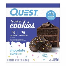 Quest Nutrition 高蛋白巧克力蛋糕 8入, 巧克力蛋糕, 1個