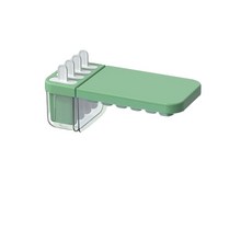 二合一冰格 冰棒模具套裝 自製雪糕 冰淇淋 模型, 升級版 - 二合一冰格 抹茶綠, 1個