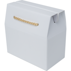 주호팩 끈손잡이 다용도 선물상자 21-1 (200x105x130), 화이트, 100개