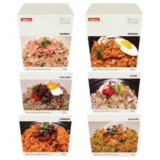 혼밥 양많은 컵밥 인박스 6종 6팩 냉동 도시락 한끼든든 직장인 점심 간편 식단, 300g, 6개