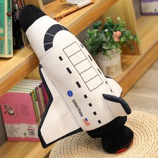仿真宇航員宇宙飛船公仔毛絨玩具 太空人玩偶抱枕, 宇宙飛船,約40釐米