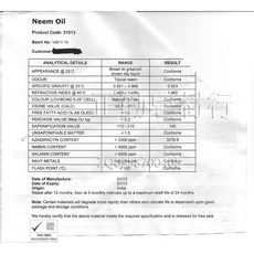 苦楝油 Neemoil 1000ml 印度進口, 1個
