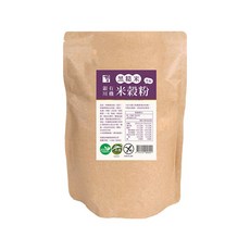 銀川 有機黑糙米穀粉 500G, 1個