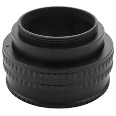 뜨거운 M42 ~ M42 렌즈 조절 가능한 포커스 헬리코이드 매크로 튜브 어댑터 17mm ~ 31mm, 검은색