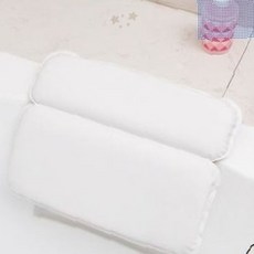 욕조 반신욕 목욕 편안한 머리 받침 쿠션 에어 베개 욕실 욕조 안 머리 목 지지, 상세페이지 참조, 1개
