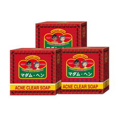 [태국직구] 마담행 정품 여드름 클리어 비누 150g, 3개입