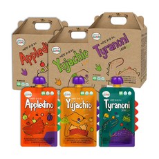 오가닉디노 유기농 과채주스 선물형 3종 2+1박스, 30개, 100ml, 9_유자키오 3박스(선물형)