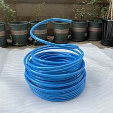 자이언트 플라워 줄기 메타폴 PVC 풍선아치 DIY 조형 파이프, 1개, B. 1216 모양 튜브 5m 파랑