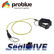 海豹潛水 PROBLUE 藍鯨 漁獵 自由潛水 新版快卸閥功能更好用 下潛繩 安全繩, 藍色