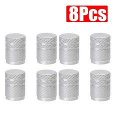 자동차 타이어 밸브 스템 캡 스타일 알루미늄 휠 에어 범용 액세서리 4/8개, 8pcs xed