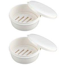 이노마타 휴대용 원형 비누케이스, 2개