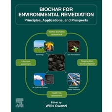 (영문도서) Biochar for Environmental Remediation: Principles Applications and Prospects Paperback, Elsevier, English, 9780323998895