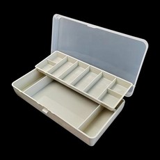 루어 미끼 보관함접이식 이중층 낚시 도구 박스 케이스, 5. grey