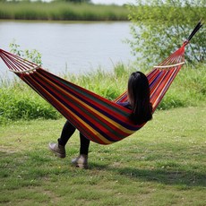 튼튼한 레인보우 천그네 천해먹 해먹천 베란다 캠핑용 실내