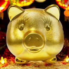 꽃분이네 황금돼지 복돼지 저금통 대대/특대형 황금돼지장식품 집들이 선물 인테리어장식품 소품, 특대, 특대, 1개