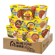 오뚜기 컵밥 10종 세트 (김치찌개+김치참치+매콤낙지+참기름김치볶음밥+미역국+오삼불고기+진짬뽕+참치마요+톡톡김치알밥+햄버그), 1세트