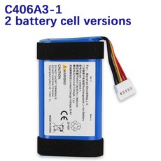 Marshall Stockwell II 블루투스 스피커 C406A1 C406A3-1 2600mAh용 교체 배터리, C406A3-1 Two Cells