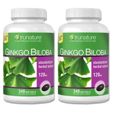 코스트코 트루네이쳐 징코 빌로바, 340정, 2개