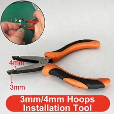 4미터 유압 오일 파이프 OD 2mm/3mm/4mm/6mm RC 굴삭기 덤프 트럭 부품 용 검정색 나일론 튜브 투명 호스, 13 Installation Tool