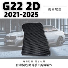 G22 2D 專用腳踏墊 2021-2025年, G22 2D(副駕駛座一塊),灰色