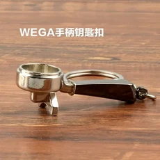 커피 키체인 라떼 파우더 해머 바닥 없는 손잡이 카페 바 미니 소형 소형 펜던트 기념품 에스프레소 액세, 한개옵션1, 27 1pcs, 1개