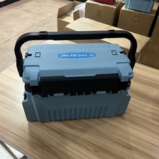 多功能手提路亞箱 釣蝦箱 漁具工具箱 可坐人, 蓝色大号裸箱-限时抢购倒计时