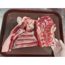 [행복미트] 호주산 암컷염소 냄새없는 염소고기 앞다리지육 (고기+뼈+껍데기) 2kg내왜 Halal goat meat, 1개
