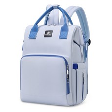 MOMMY BAG 媽咪包 雙肩揹包 26L 大容量 輕便 防水耐磨, Plus款 - 26L 大容量 減負輕便 防水耐磨 - 藍冰幻境