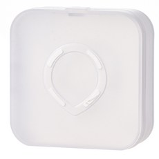 카메라 빈 에어 쿠션 퍼프 휴대용 화장품 메이크업 케이스 용기 BB 크림 파운데이션 파우더 스펀지 포함 1 개, 3) White, 1개