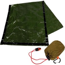 등산 용품을 위한 BESPORTBLE 휴대용 비상 침낭 캠핑 장비 추운 날씨 생존 담요