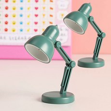 미니 라운드 스탠드 무드등 건전지형, 그린, 2개