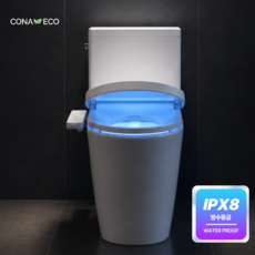 코나에코홈 CB-3000 프리미엄 전자식비데 국내제조 무드조명 직수형 IPX8 완전방수 건조기능, 고객 설치 고객 설치