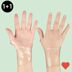 스포츠 보호용품 2개입 방수 투명 손목보호대 임산부