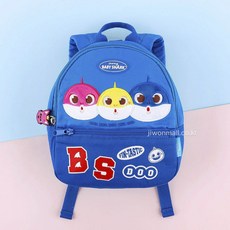 핑크퐁 아기상어 싱잉 미아방지 영유아가방 어린이가방 파란색, 파란혼합