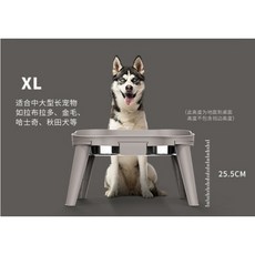 碗 增高 防止返流 護頸 杜絕漏食 增高碗 增高狗狗碗 碗架 狗碗架 增高貓碗 貓狗通用 狗狗用品laiwc, XL-圍邊桌子【加不銹鋼碗】請選擇宅配, 1個