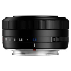 티티아티산 후지필름 X마운트 전용 자동초점 단렌즈 AF 27mm F2.8, 블랙