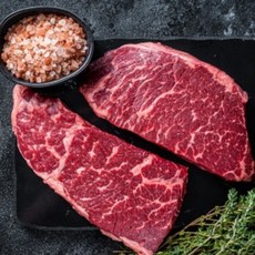 1등급 숙성 채끝살 300g 스테이크용 캠핑용 소고기, 1개, 1g