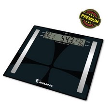 ks 한눈에 보이는 측정값 체지방 체중계 날씬한 몸매관리 운동기구, KS-BF3000 체지방_체중계 블랙, 체중계 블랙, 1개