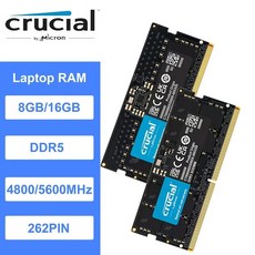 노트북 램 DDR5 8GB 16GB 32GB SO-DIMM PC5, 32GB 4800MHz, DDR5 노트북 램