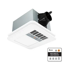 台達電子220V浴室暖風機豪華300型，韻律風門，換氣/涼風/乾燥/暖風，適用4-6坪數, 線控